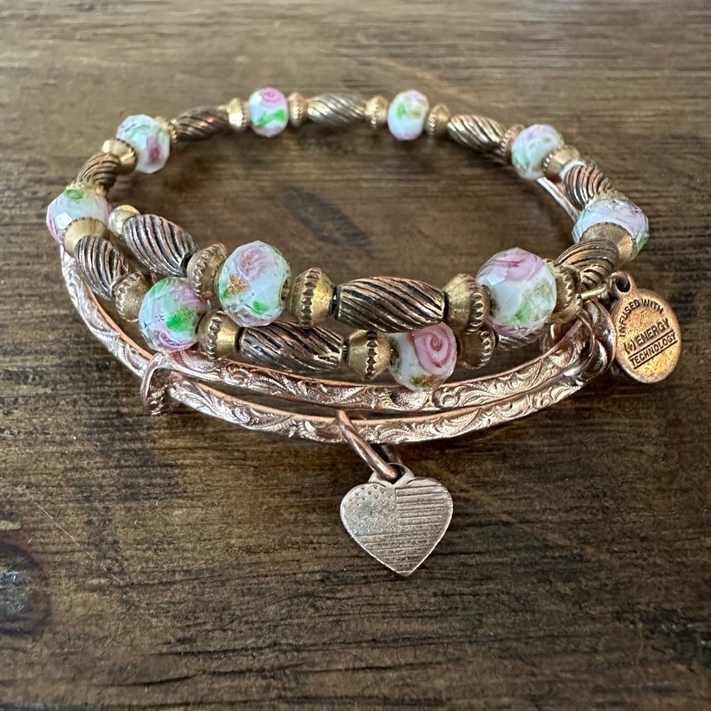 ALEX & ANI bangle set